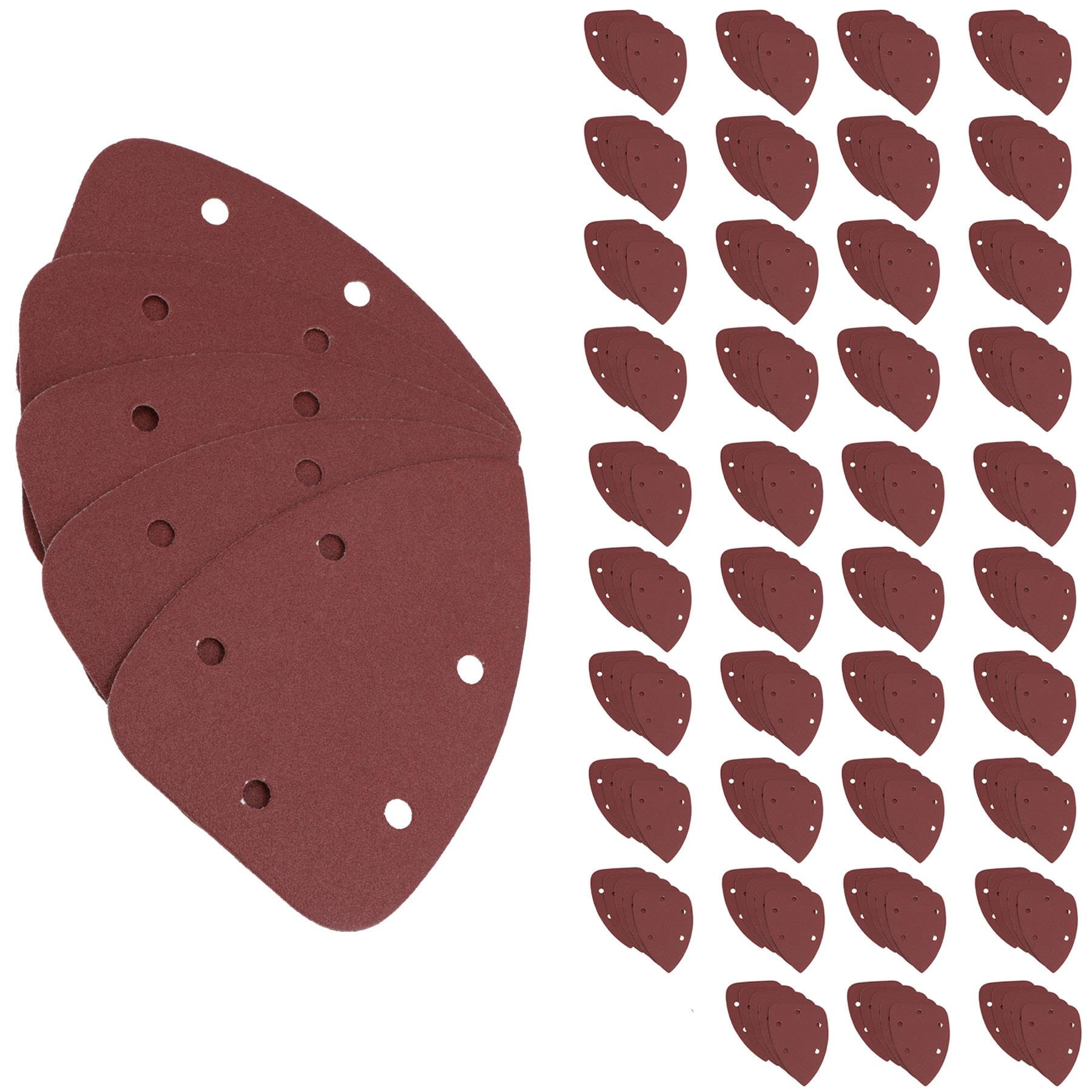 Crochet &boucle Disques ponçage détail 140mm triangulaire 120grain amende 200pk