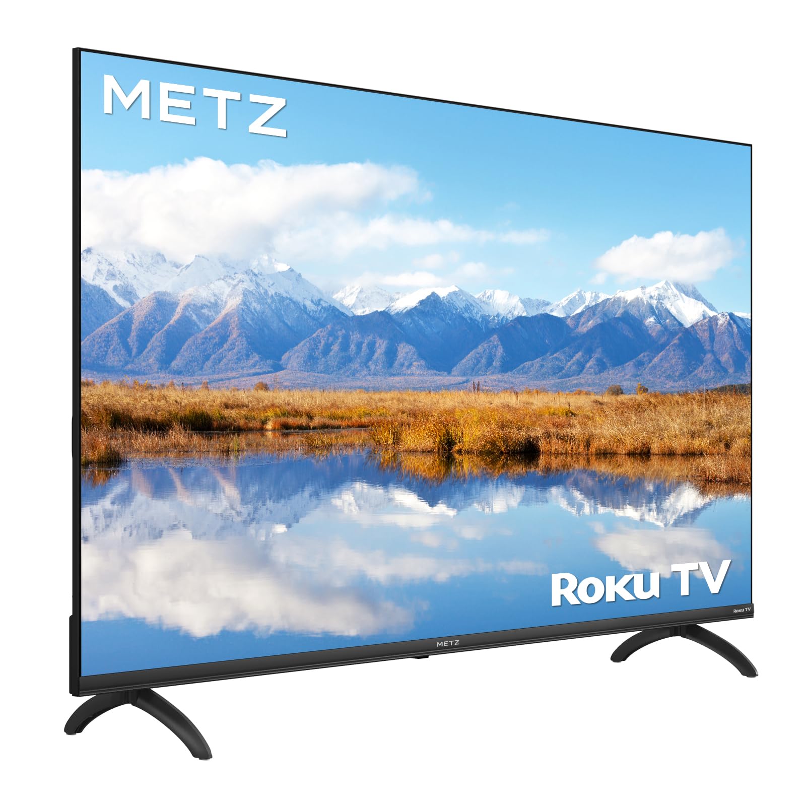 METZ Blue Roku TV, HD Smart TV, 40 Zoll, 100 cm, Fernseher mit Triple Tuner, WLAN, LAN, HDMI, USB, 40MTD3011Z, schwarz
