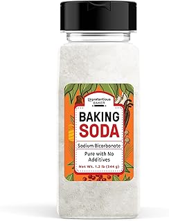 Unpretentious Baking Soda, 2 Cups, Natural Leavening Agent, Convenient Dual-Purpose Shaker Lid (19.2 Ounce)