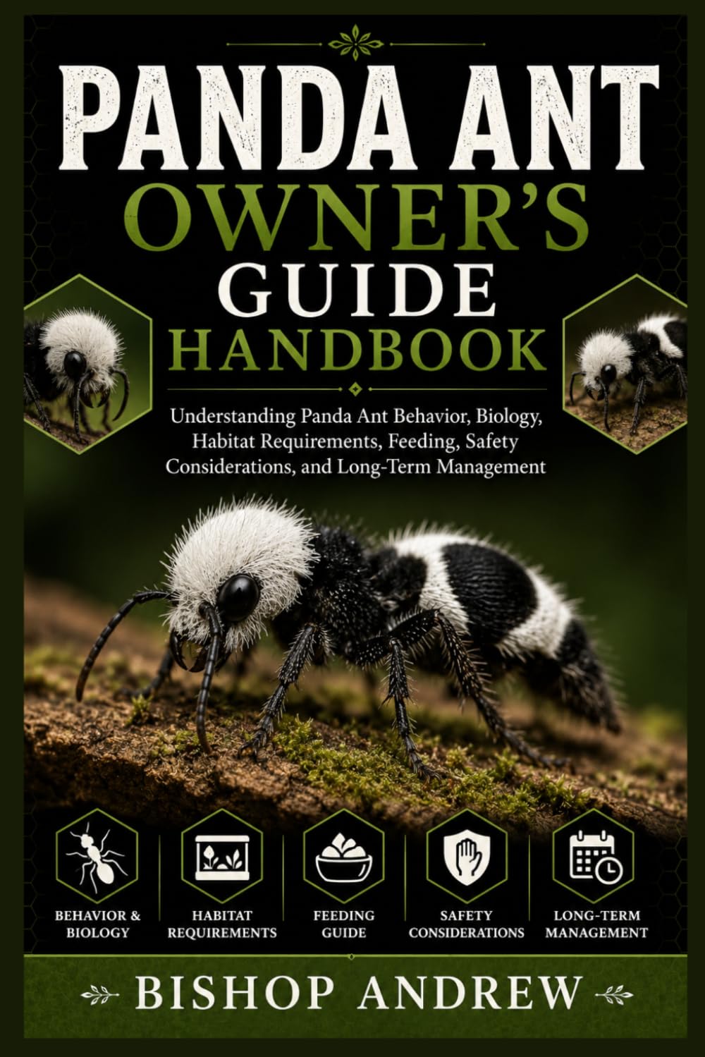 Panda Ant Owner’s Guide Handbook: Understanding Panda Ant Behavior, Biology, Habitat Requirements, Feeding, Safety Considerations, and Long-Term Management