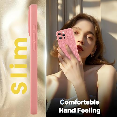 Miniatura 10 de TEAUGHT Funda compatible con iPhone 12 Pro de 6.1 pulgadas, bonito patrón de leopardo negro + protector de pantalla de neumáticos a prueba de