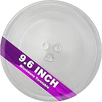 Vista 8 de Bandeja giratoria de vidrio para microondas de 14-1/8 pulgadas funciona para Samsung DE74-20002B DE74-20002A DE7420002 1150157 MC7698W ME1460SB