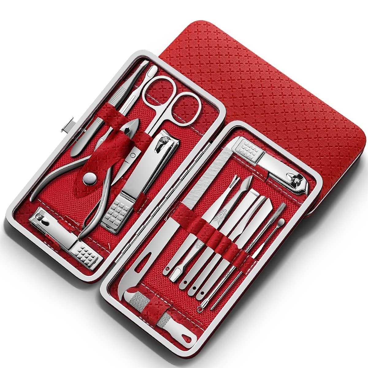 Manicure Pedicure Kit for Women | Manicure Pedicure Kit Products | Manicure Kit for Women | Pedicure Tools for Feet | Nail Cutter Kit | Pedicure Set | Mani Pedi Kit | 6 in 1 (Set of 16 Case)