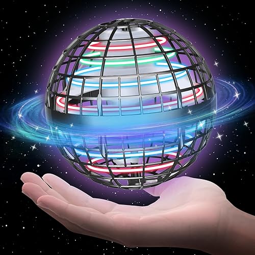 Vista 8 de Bola de orbe voladora 2023 mejorada con globo cósmico mágico controlado a mano, bola flotante de boomerang para niños, niñas y adultos, regalo