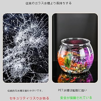 Amazon | 金魚鉢 プラスチック 金魚鉢 プラスチック 猫 金魚鉢