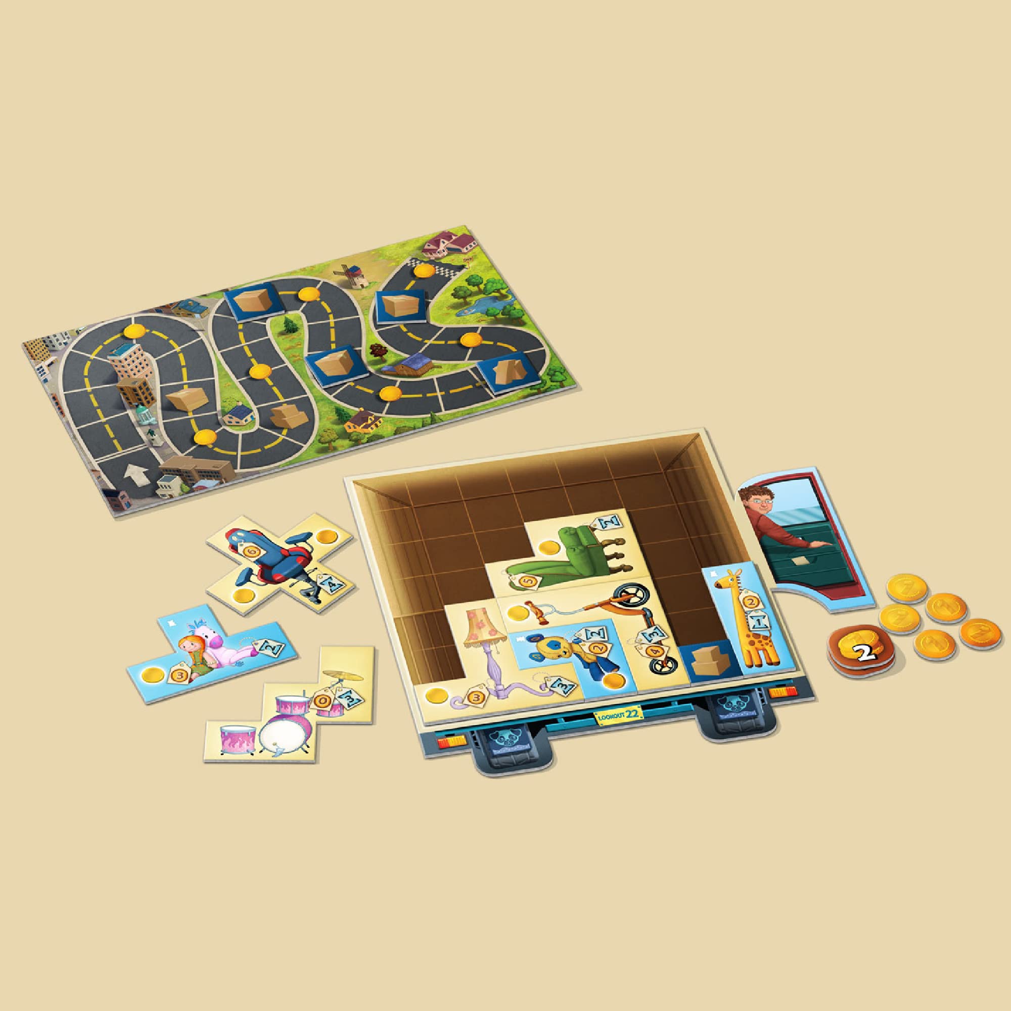 Snapklik.com : Lookout Stackn Stuff Board Game - A Patchwork Game For ...
