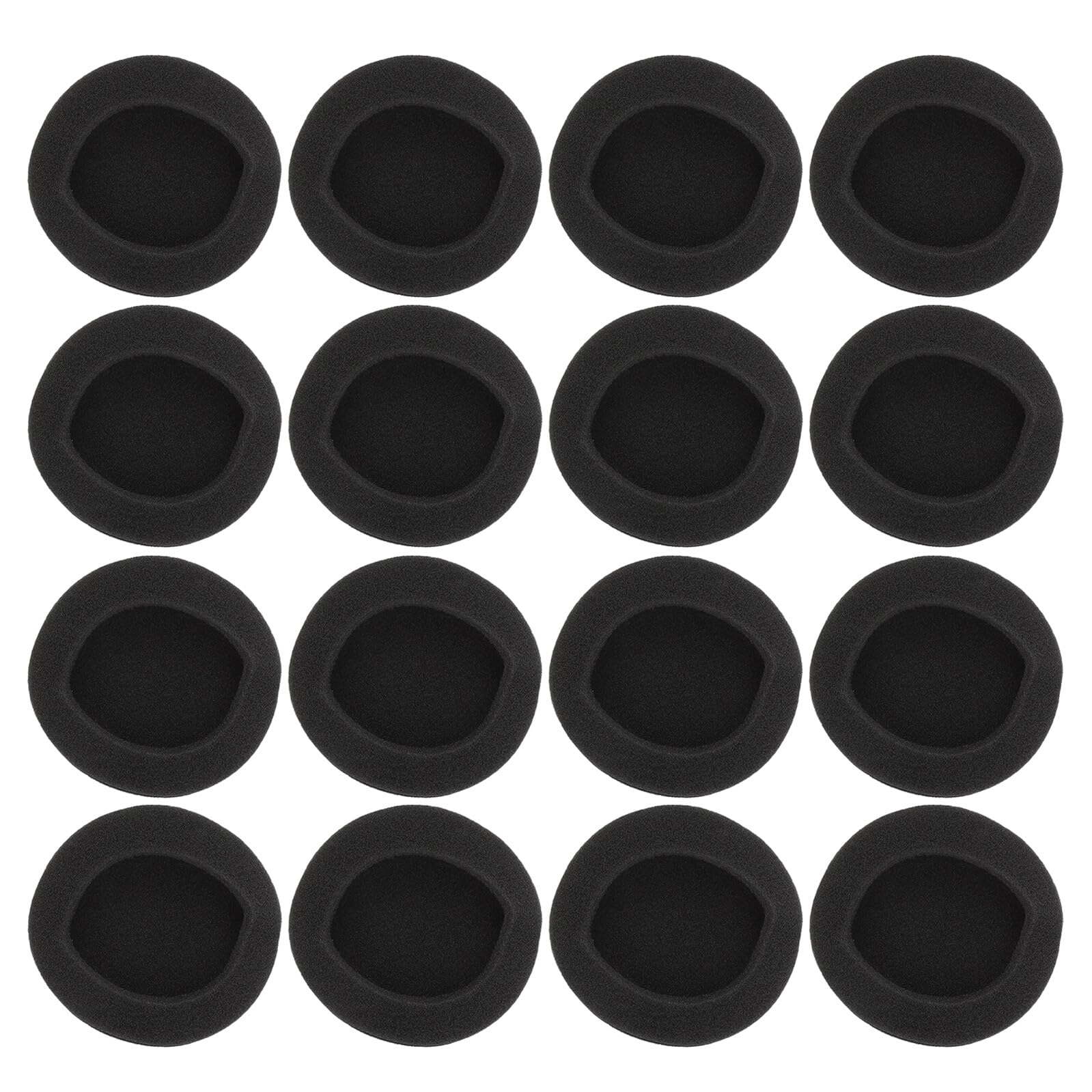 Lot de 24 Coussinets de Rechange en Mousse 55 MM Housses pour Écouteurs Confortables et Respirantes de Bruit Améliorée Compatibles Casques Standards pour Usage Prolongé