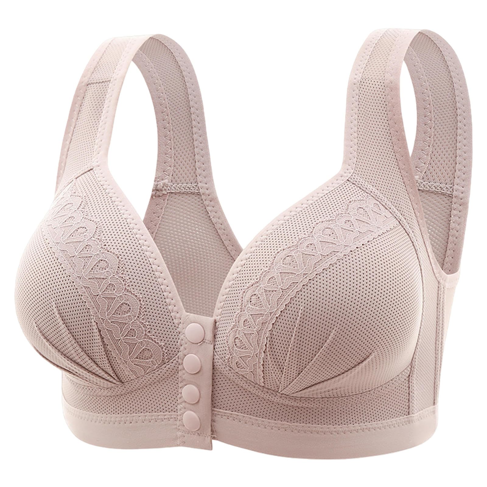 Soutien-gorge femmes âgées à fermeture sur le devant pratique grand maintien