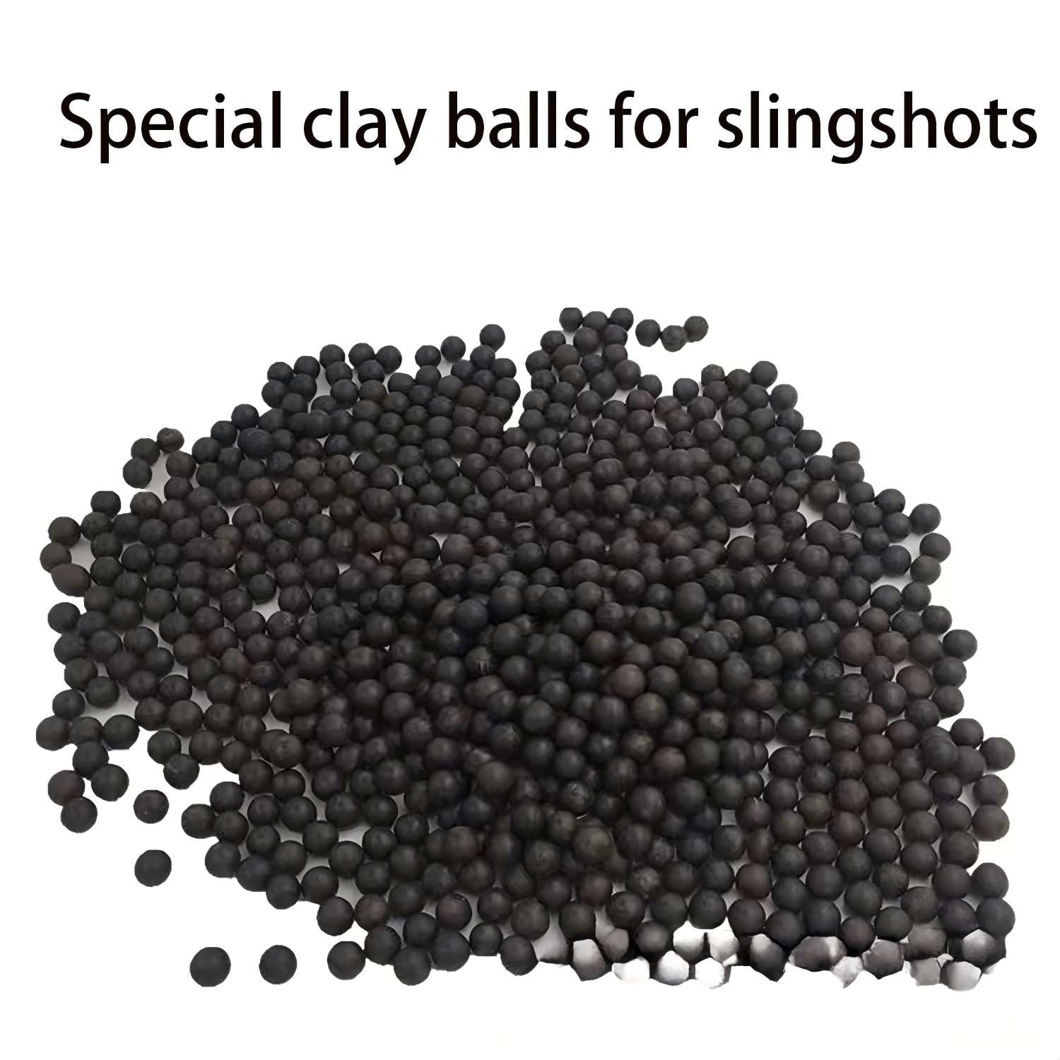 Hard Clay Ball, Balle d'argile pour l'entraînement, Balle d'argile noire, 9 mm (500 g)