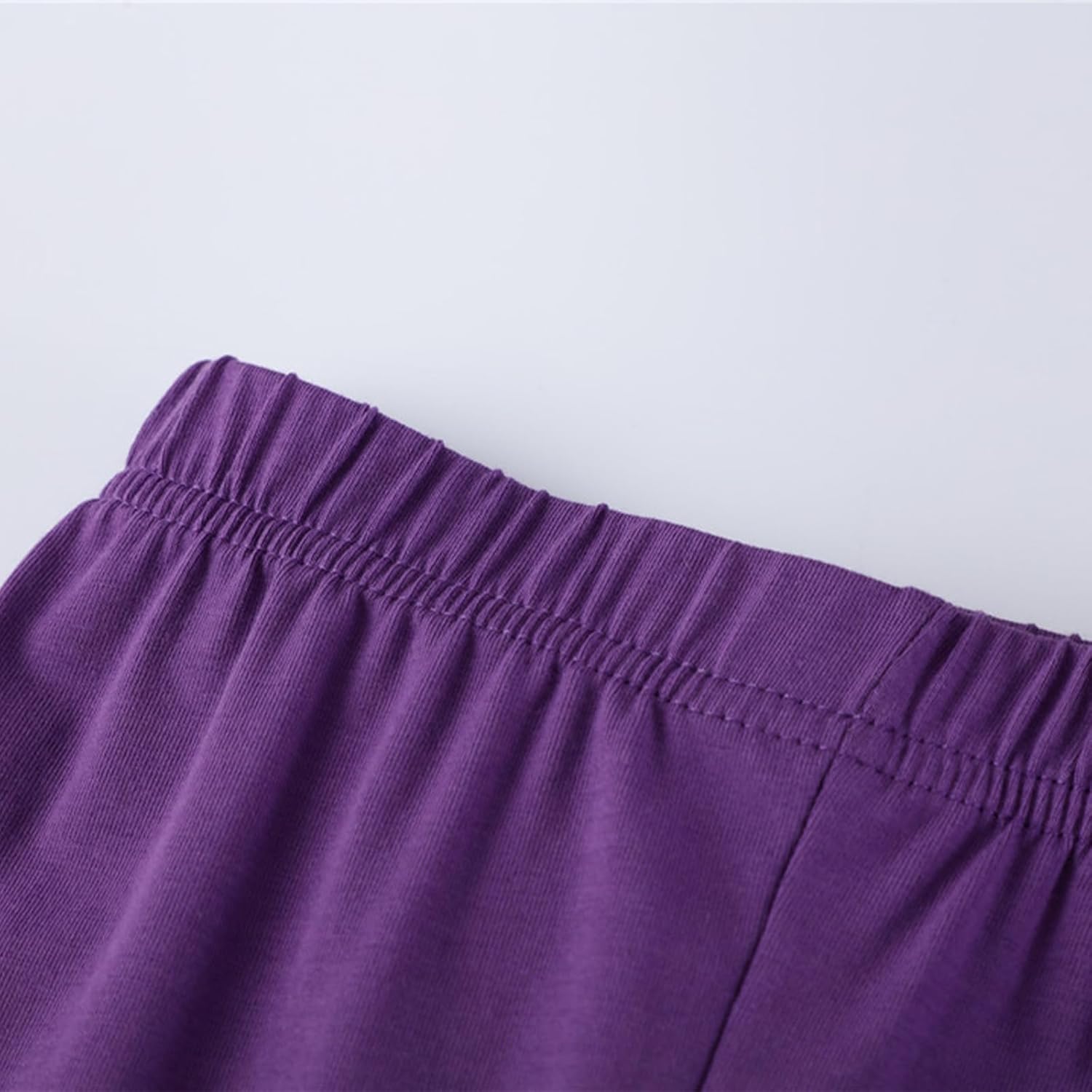 Girls Leggings 3-Pack Set Cotton Casual Solid Stripe Stretch Tights Pants - Image 6