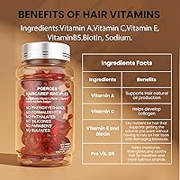 Vista 4 de Aceite para el cabello, 50 cápsulas – Vitaminas para el cabello A C E Pro B5 – Suero de tratamiento capilar – Suero para cabello encrespado y dañado