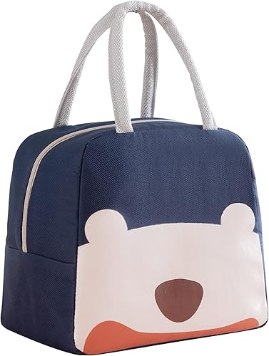 Mziart Lindas bolsas de almuerzo para mujer a la moda contenedores térmicos e impermeables bolsa de almuerzo aislada para niñas hombres adultos