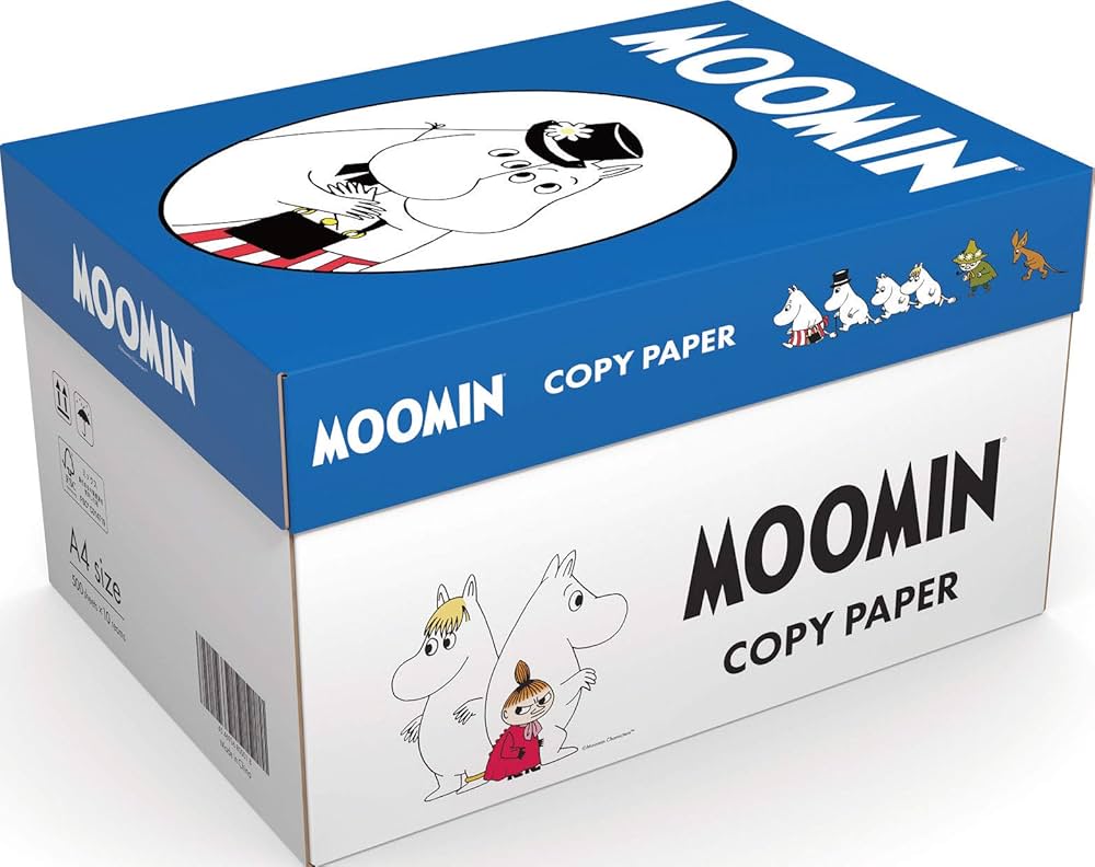 紙ムーミン Amazon | 【4月末で販売終了】ムーミンコピー用紙 A4サイズ 5000枚入