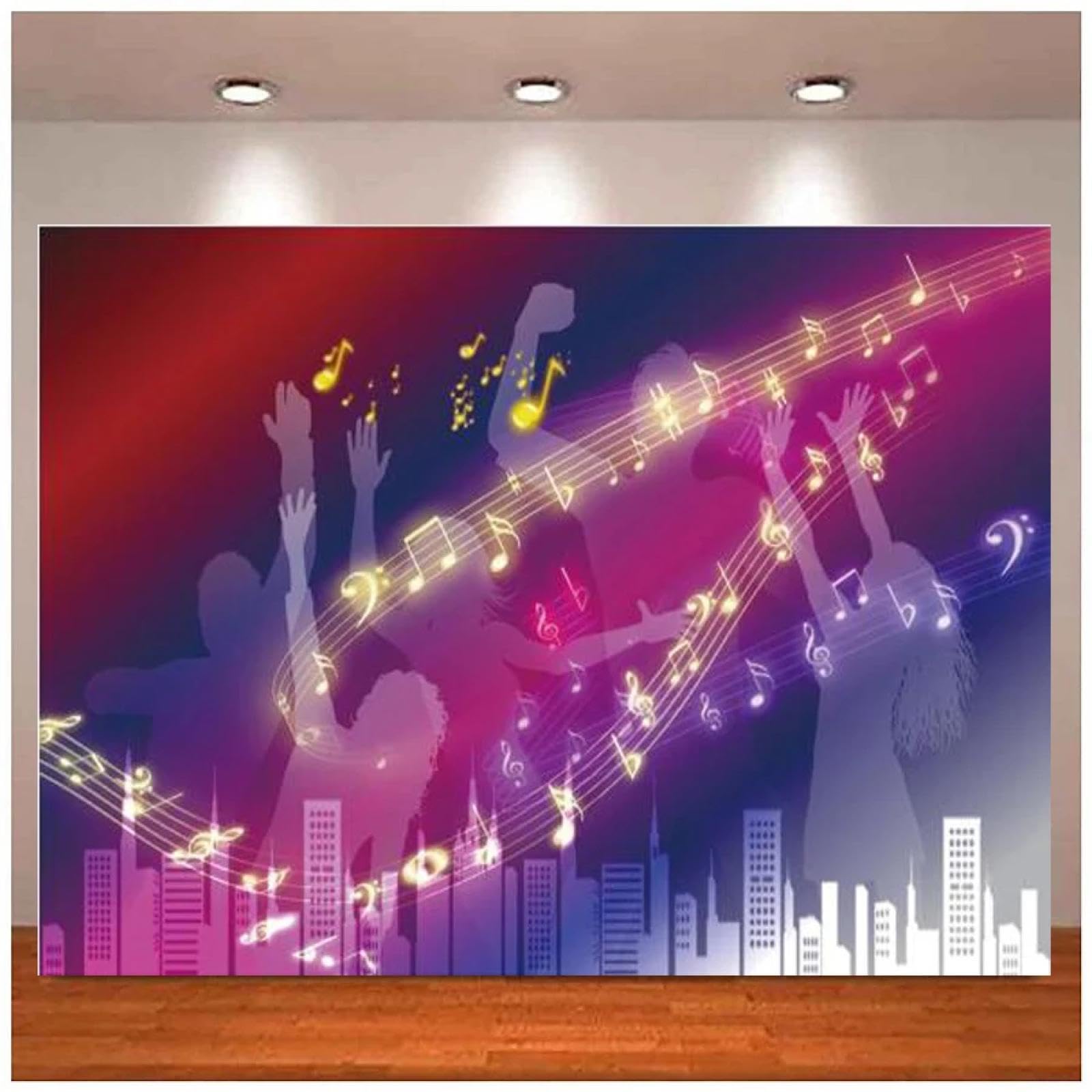 Fotografia Sfondo Musica Concerto Suonare Carnevale Festival Decorazione Poster Vista Sfondo Banner Studio fotografico