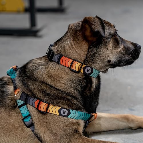 Miniatura 2 de Wolfgang - Arnés de alta calidad sin tirones para perros pequeños, medianos y grandes, fabricado en Estados Unidos, estampado ChevTech, grande y