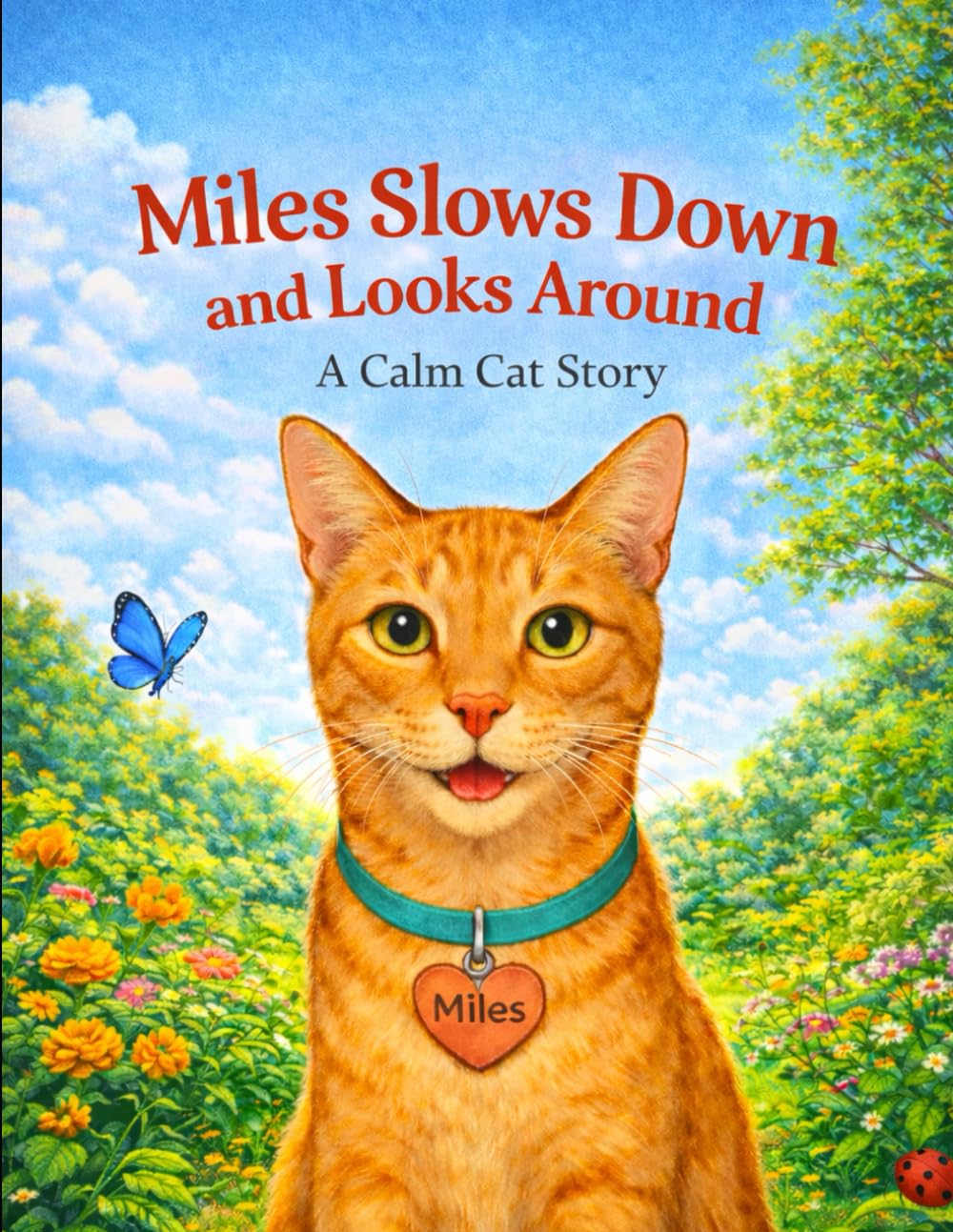 Miles Slows Down and Looks Around: A Calm Cat Story (Miles The Therapy Cat Series)