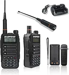 Rádio comunicador, walkie-talkie longo alcance, bateria de 1800mAh, rádio portátil (1 peça)