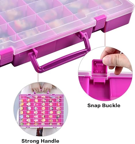 Miniatura 3 de Vitrina compatible con figuras coleccionables de Disney Doorables/para MGA Entertainment Miniverse. Contenedor organizador de almacenamiento de