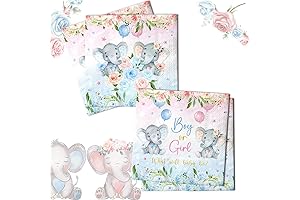 40PCS Elephant Theme Gender Reveal Decorations