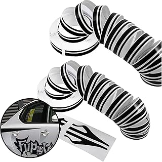 2 Pcs 32 Ft Black Car Waistline Body Pinstripe Sticker, Striping Tape for Cars, Motorcycle, Boat, Door Musical Instrument