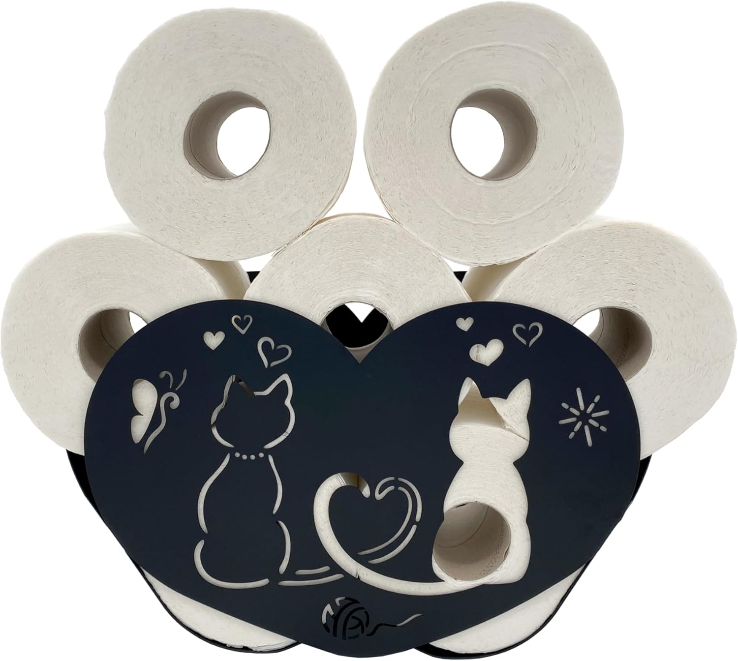 Toilettenpapierhalter Freistehend - Schlankes Design Mit Stauraum, Grau Oder Weiß