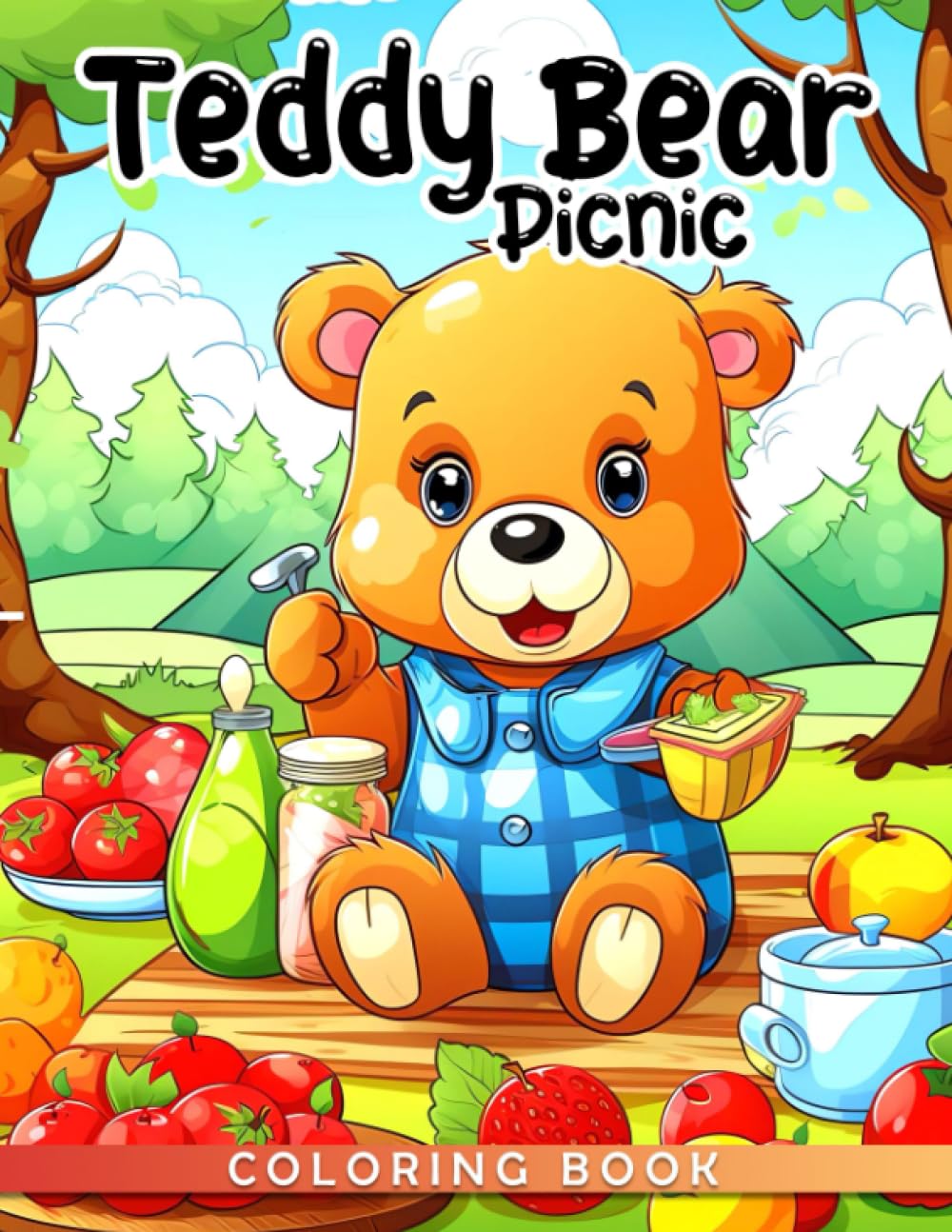 Teddy Bear Picnic Coloring Book: Join Teddy and Friends for a Colorful Picnic Adventure!