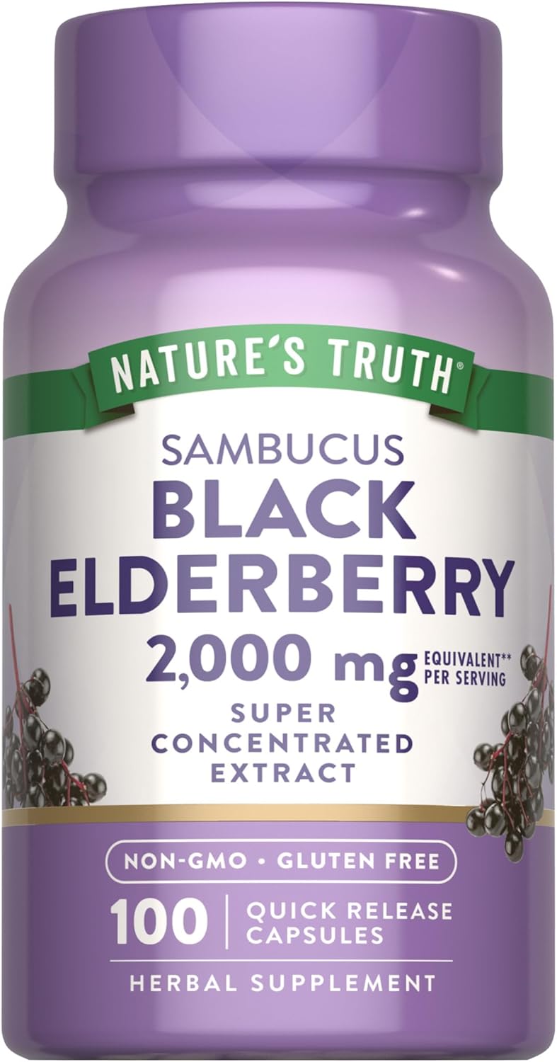 's Truth Bla Elderberry sules | | Super Concentrated Sbucus