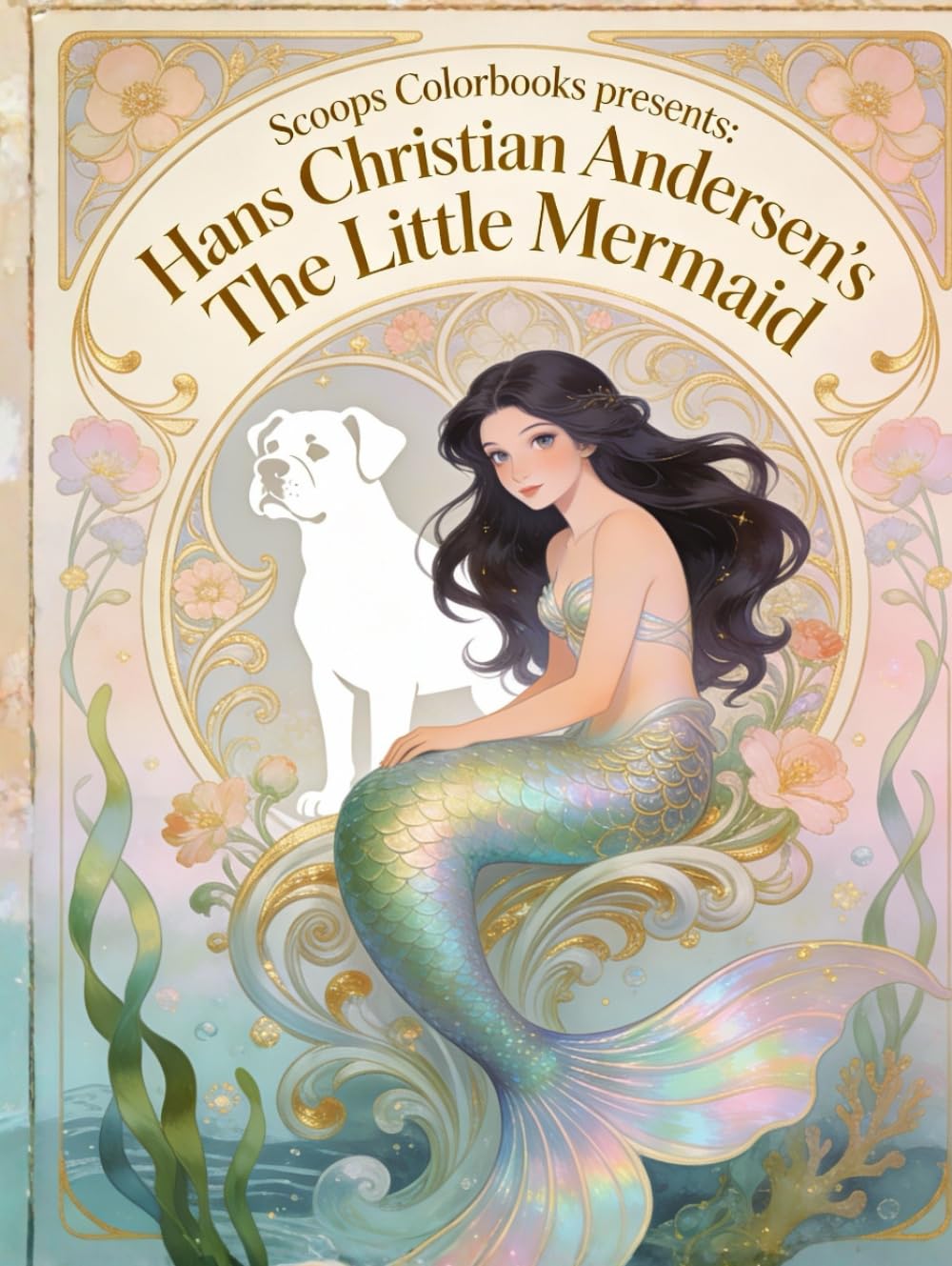 The Little Mermaid: A Coloring Storybook