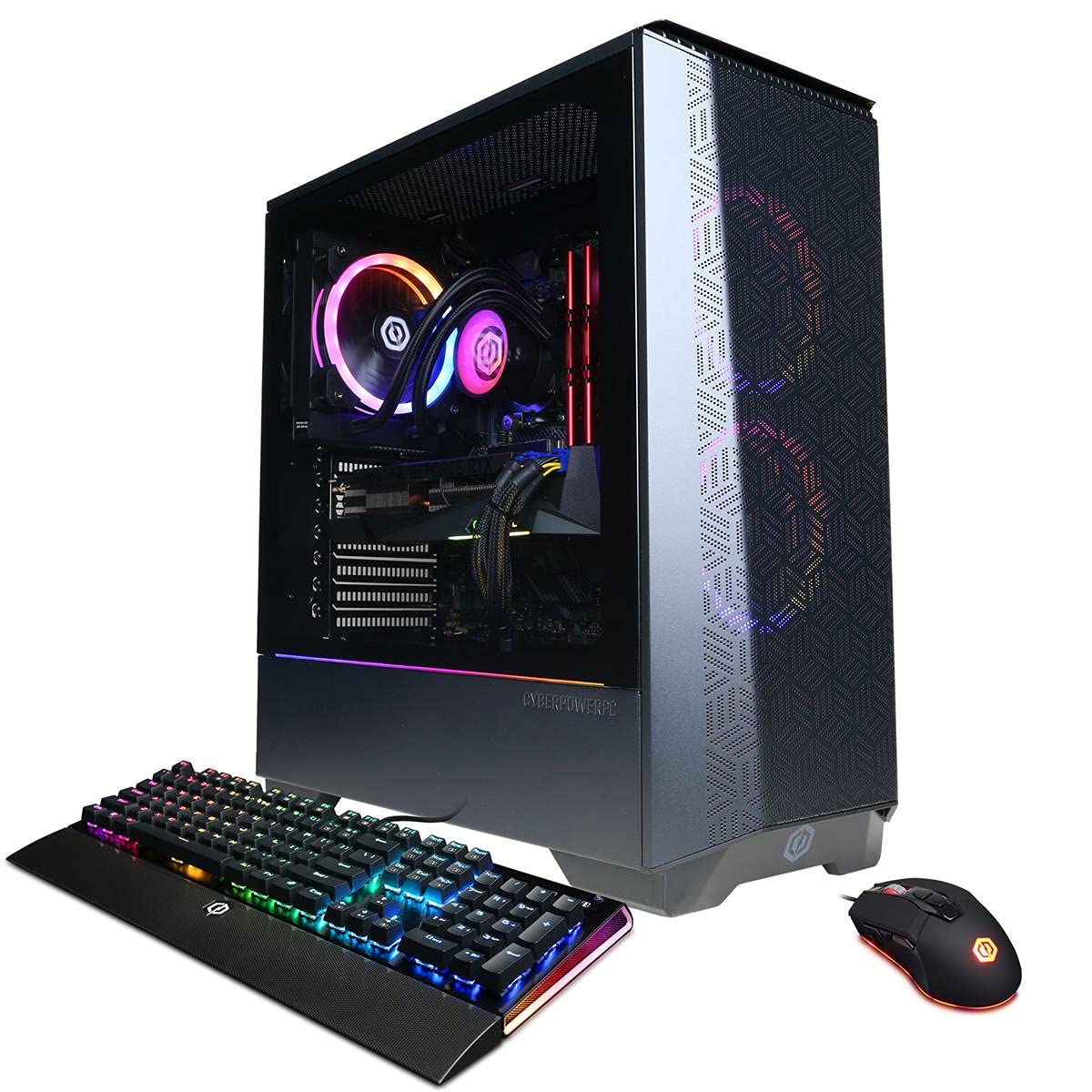 CyberPowerPC Gamer Supreme Liquid Cool Gaming Desktop Computer, AMD Ryzen 9 5900X 3.7GHz, 32GB RAM,