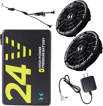 Amazon.co.jp: 空調風神服 24V デバイスセット RD9580G RD9530H