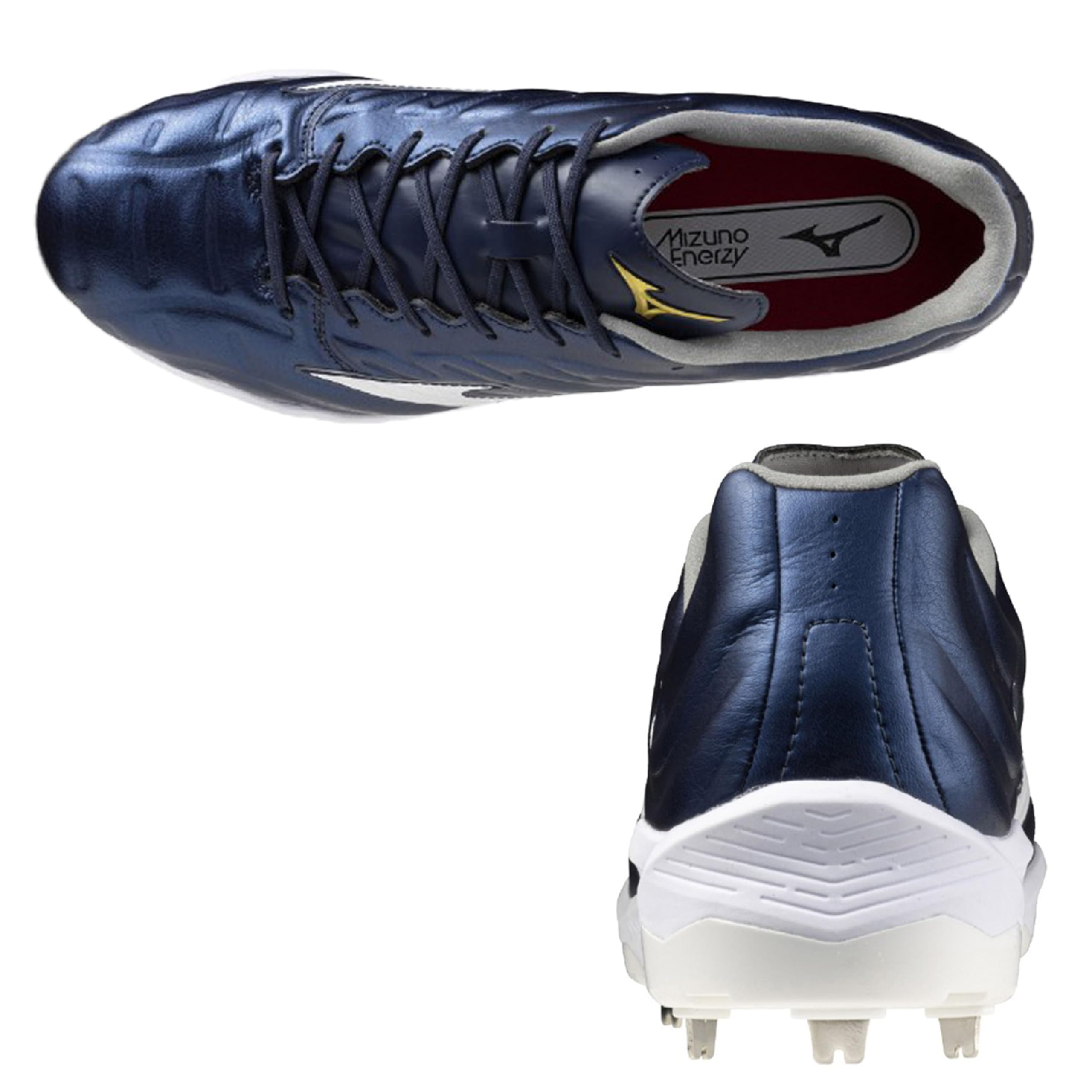 新品　野球スパイク　ミズノプロ　金具 ミズノ（MIZUNO）（メンズ）野球スパイク ミズノプロ 金具 白 ライト