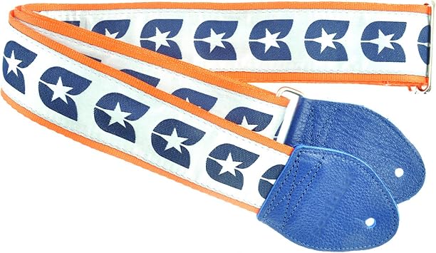Handmade Fabric Bass Strap, 3 Inches Wide and Adjustable from 33" to 60", Made in the USA