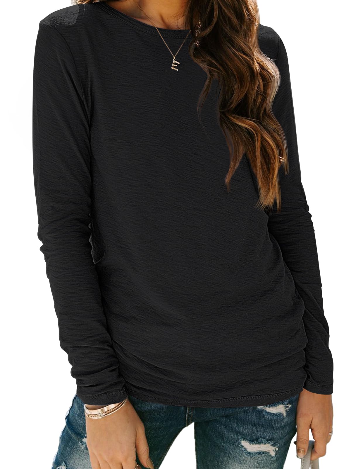 AUTOMETLong Sleeve Shirts for Women Business Casual Tops Fall Fashion Clothes Workout Plus Size Teacher Winter Outfits 2025OEKO-TEX STANDARD 100