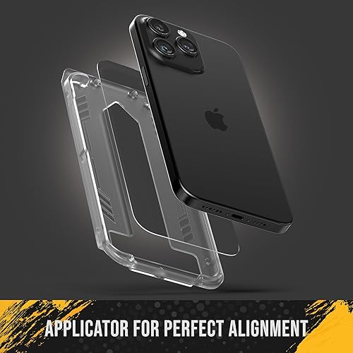 Miniatura 7 de magglass Protector de pantalla compatible con iPhone 15 Pro (paquete de 2) protector de lente de cámara, herramienta aplicadora sin burbujas (vidrio