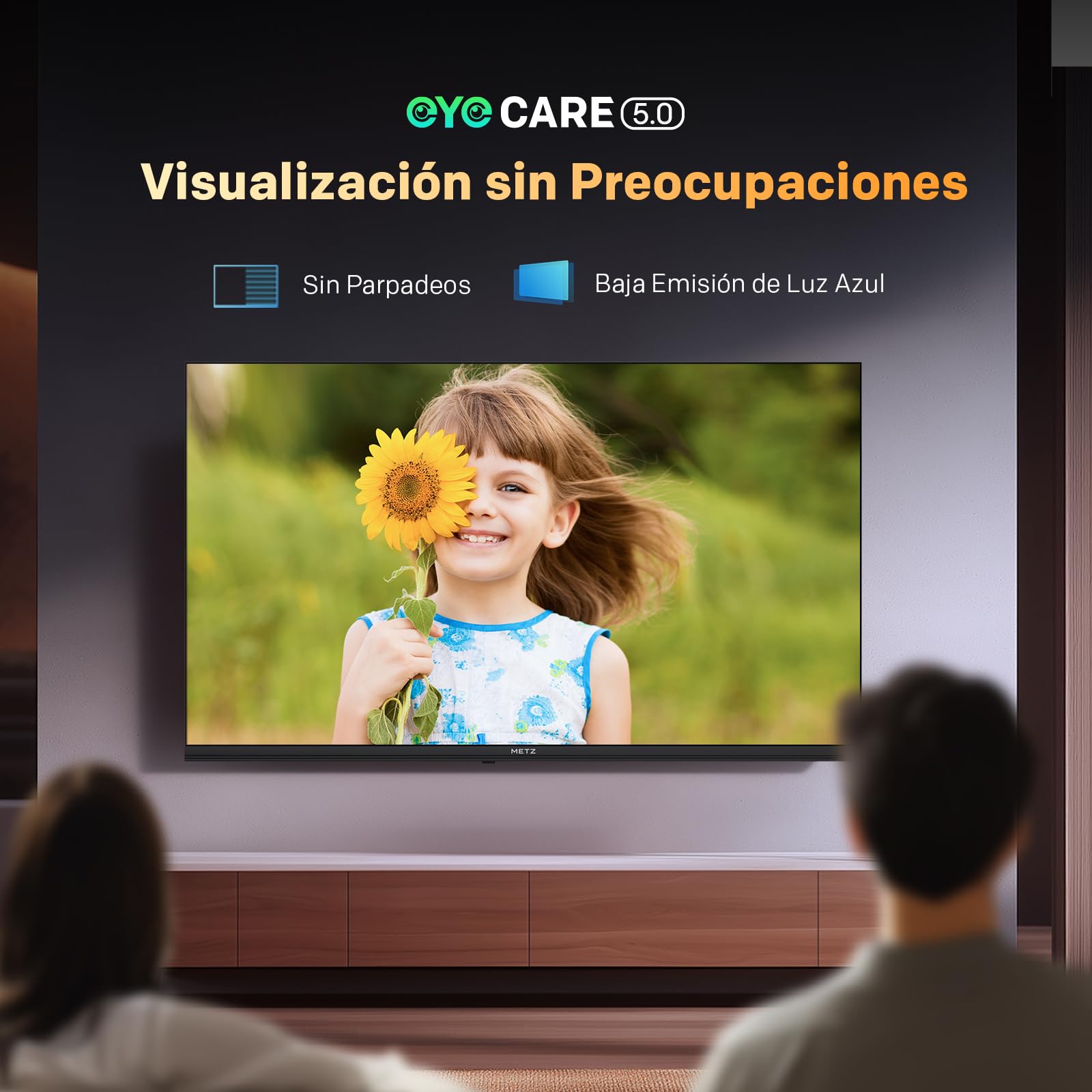 Metz TV 40 Pulgadas Smart TV, 40MQF7000Z, QLED, Smart TV 40 Pulgadas, HDR10, Dolby Audio, Bluetooth 5.1, Negro (DVB-T/T2/S/S2/C ATV, Ci+) 2025