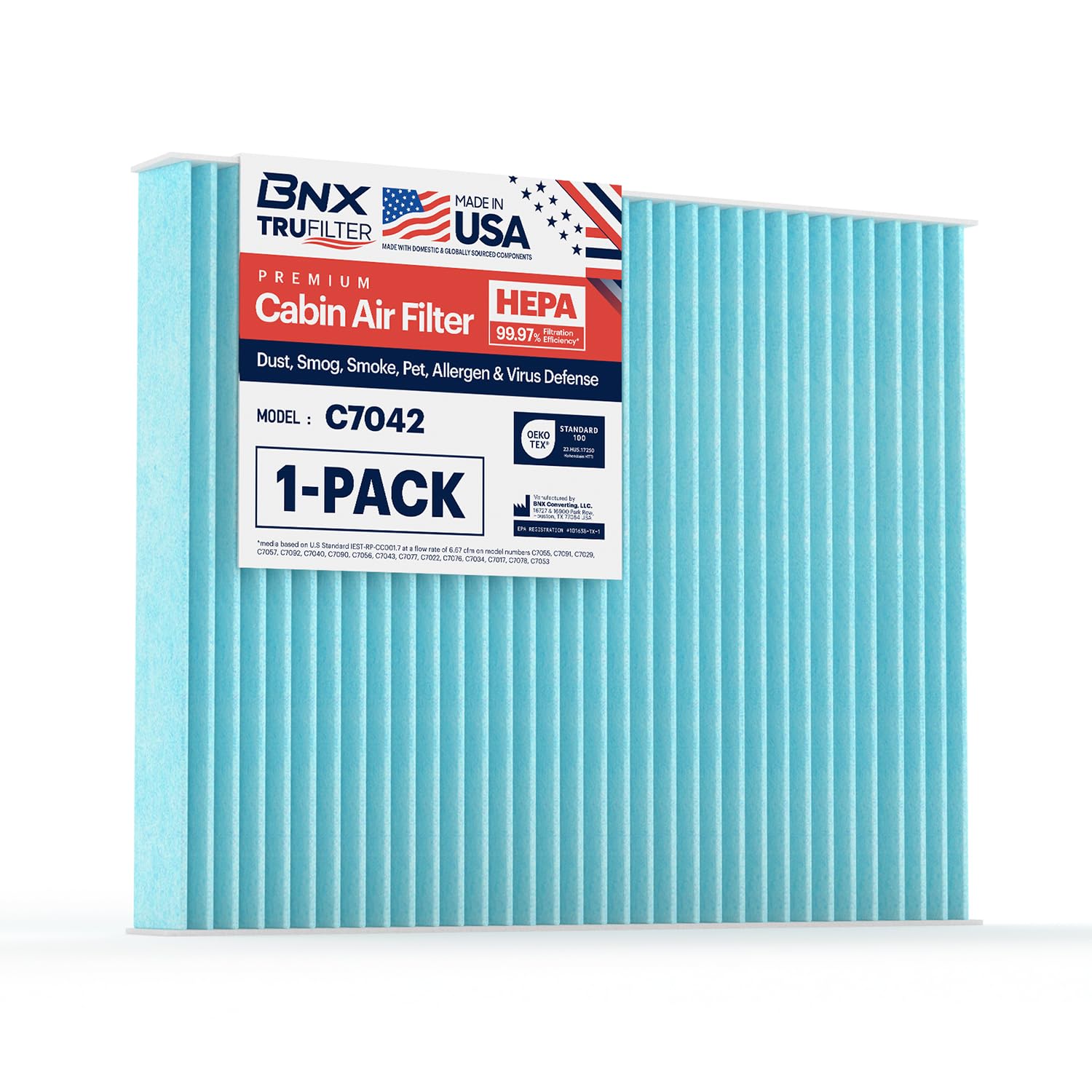 BNX TruFilter HEPA Cabin Air Filter