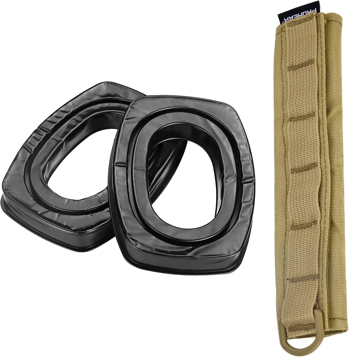 PROHEAR GEP02 Gel Ear Pads and HC01 Tactical Headset Cover for Howard Leight by