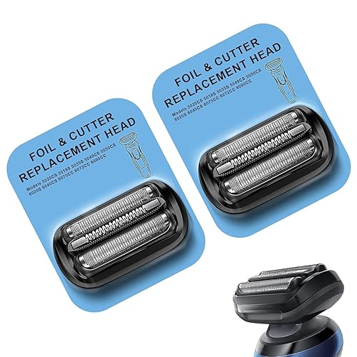 Miniatura 8 de Paquete de 2 cuchillas de repuesto para afeitadora Braun Series 7 Serie 7, para afeitadora Braun Series 7, cuchillas de repuesto 70s 790CC, 720,