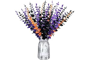 Artificial Eucalyptus Stems: Halloween Floral Flourish