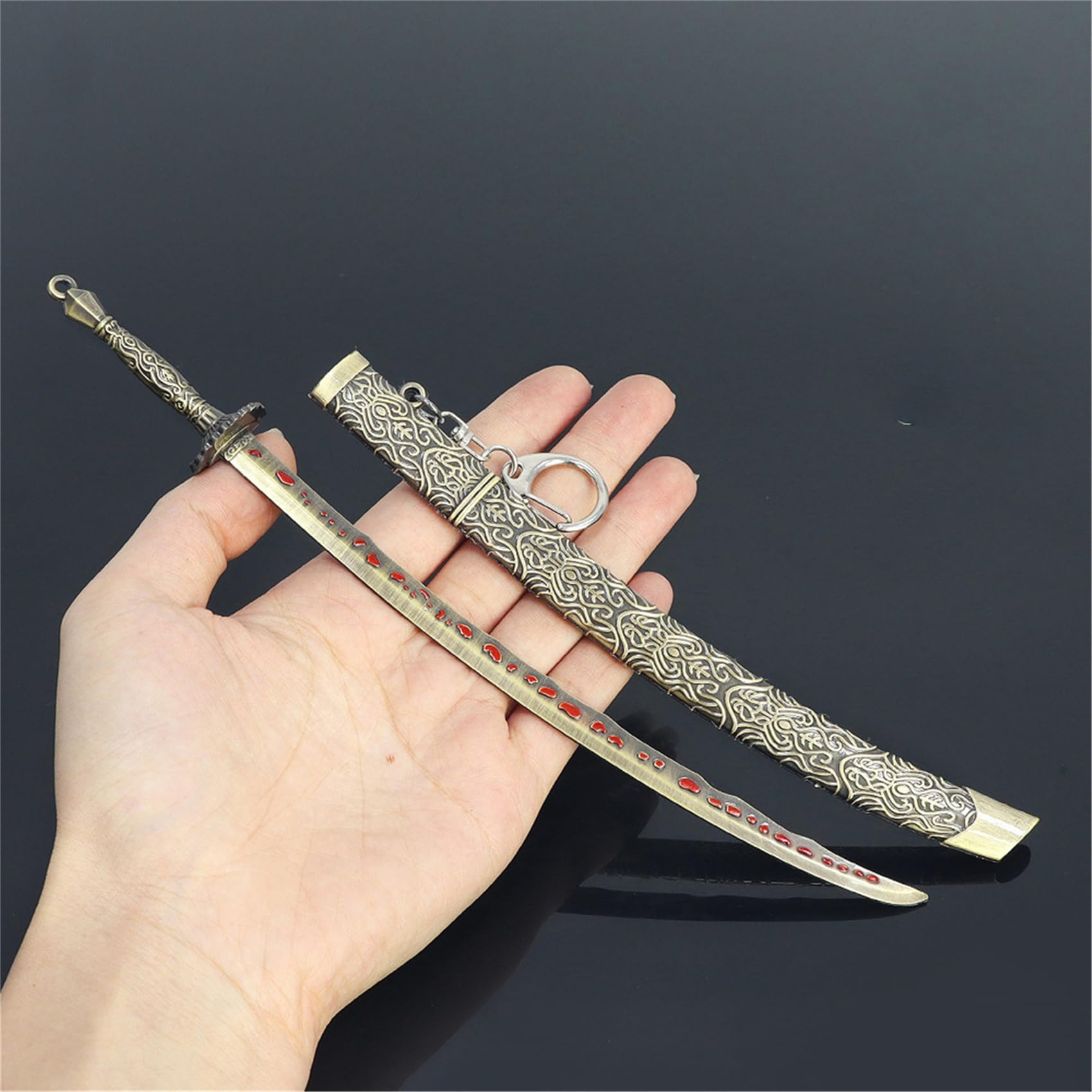 Amazon.co.jp: 【Sanjucos】 隕鉄の刀 ミニチュア 工芸品 武器