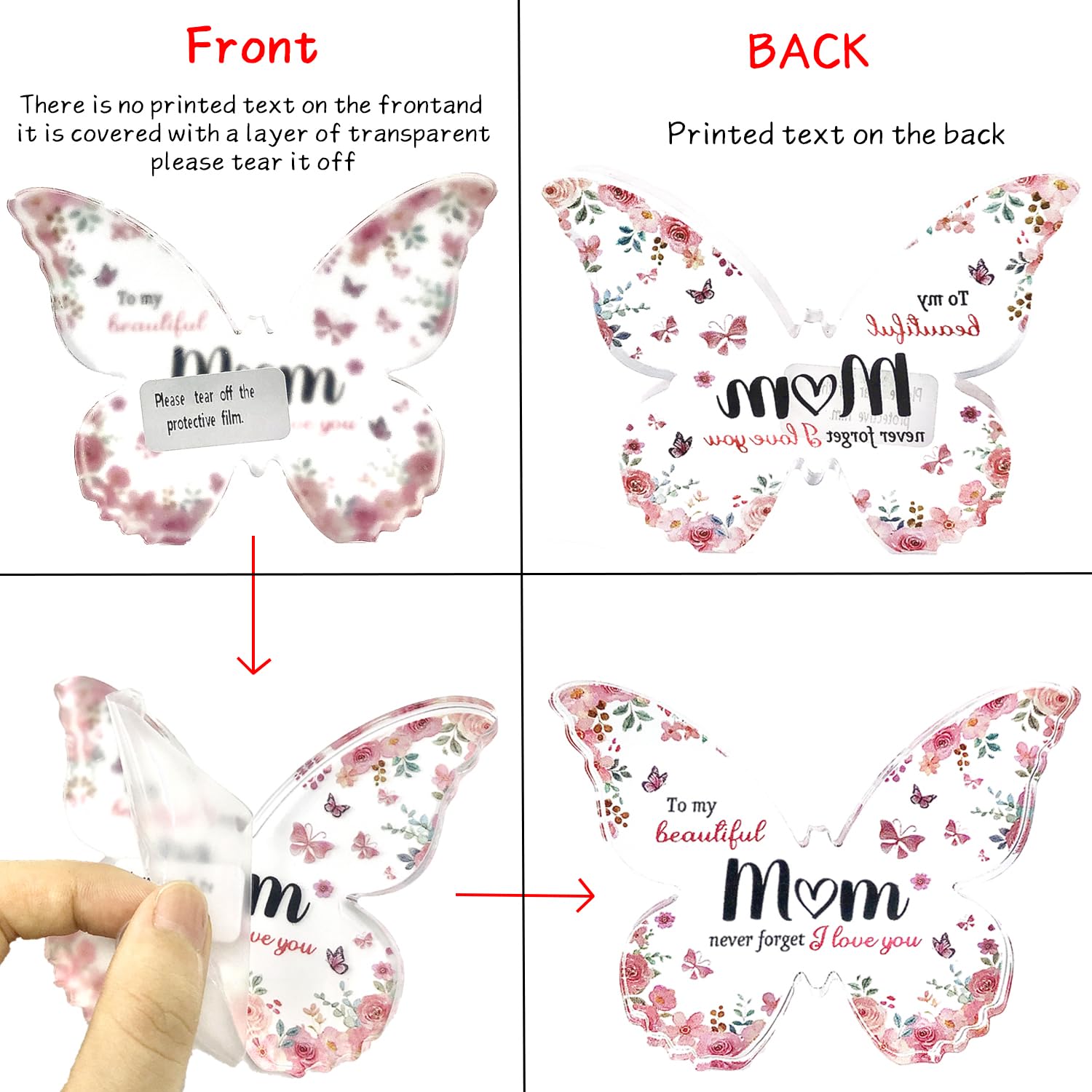 Moeder En Dochter Vanaf De Start Hart van Plexi Glas - Bella Mia Moeder En Dochter Vanaf De Start Hart van Plexi Glas - Bella Mia