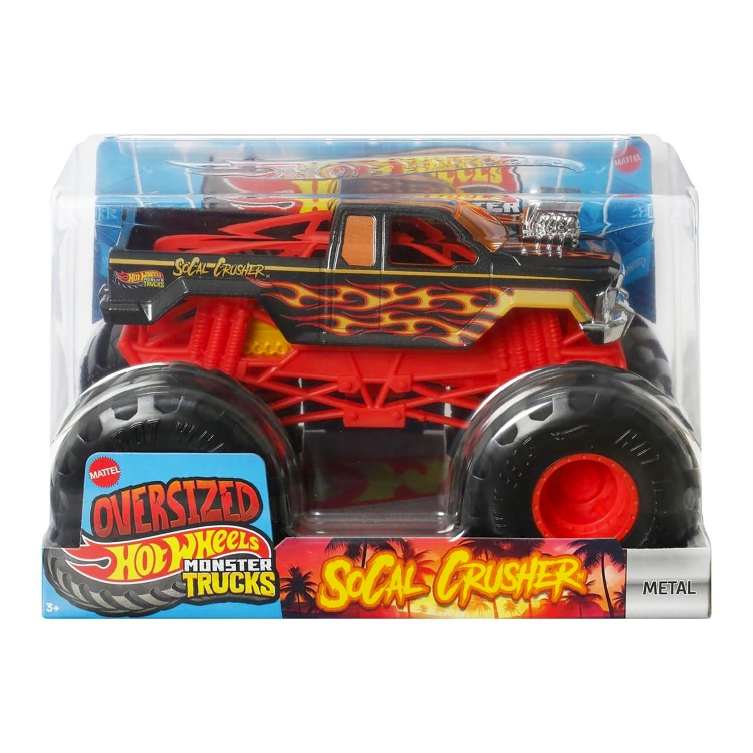Hot Wheels Monster Trucks Authentic Monster Truck 1:24 Scale Toy Vehicle for Ages 3+