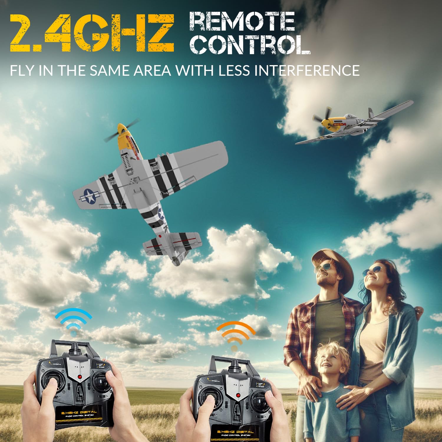 rcxsuv VOLANTEXR RC Plane for Adults,Brushless Motor, 4-Channel Remote Control Airplane, Upgraded Features, Beginner to Advanced - Fully Assembled, 20in x 16in