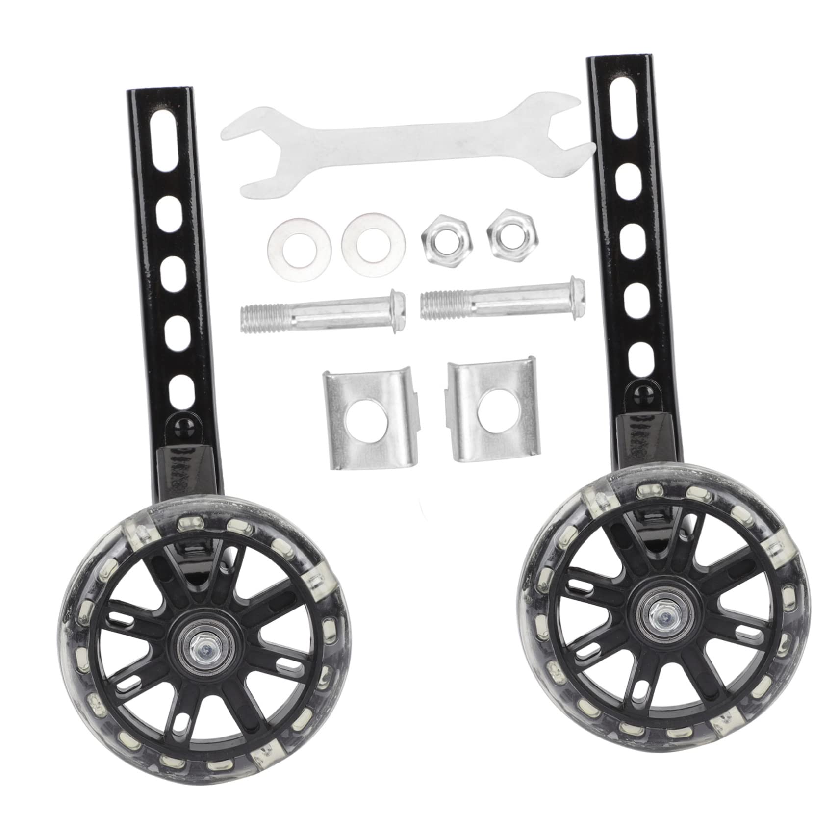 VANZACK 2piezas Ruedines De Bicicleta para Ruedas De Brillantes Compatibles Bicicletas De Instalación Rápida y Resistente para Aprendizaje y Seguridad Infantil