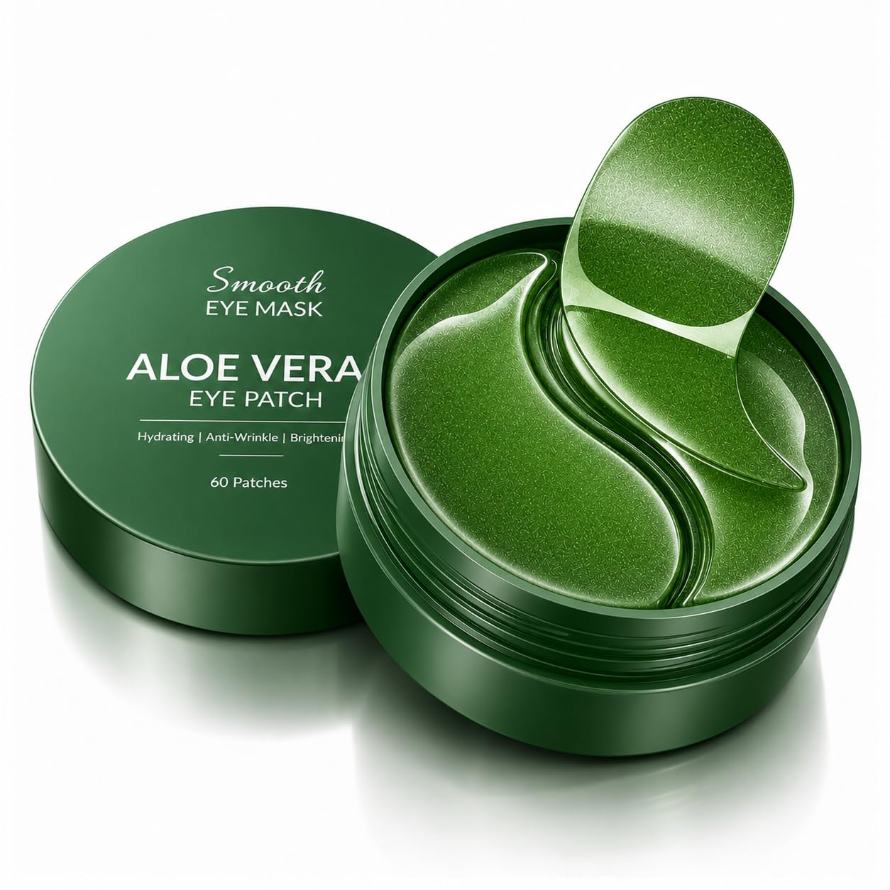 Green Tea & Avocado Under Eye Patches for Dark Circles, Puffy Eyes & Wrinkles | Korean Hydrogel Eye Mask | Moisturizing Under Eye Mask for Women and Men (60 Pcs)-image-41