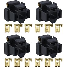 4Pcs H4 3 Pin Headlight Connector Replacement with Terminals H4 Bulb Repair Holder Connector Plug Automotive Connector Plug 12V