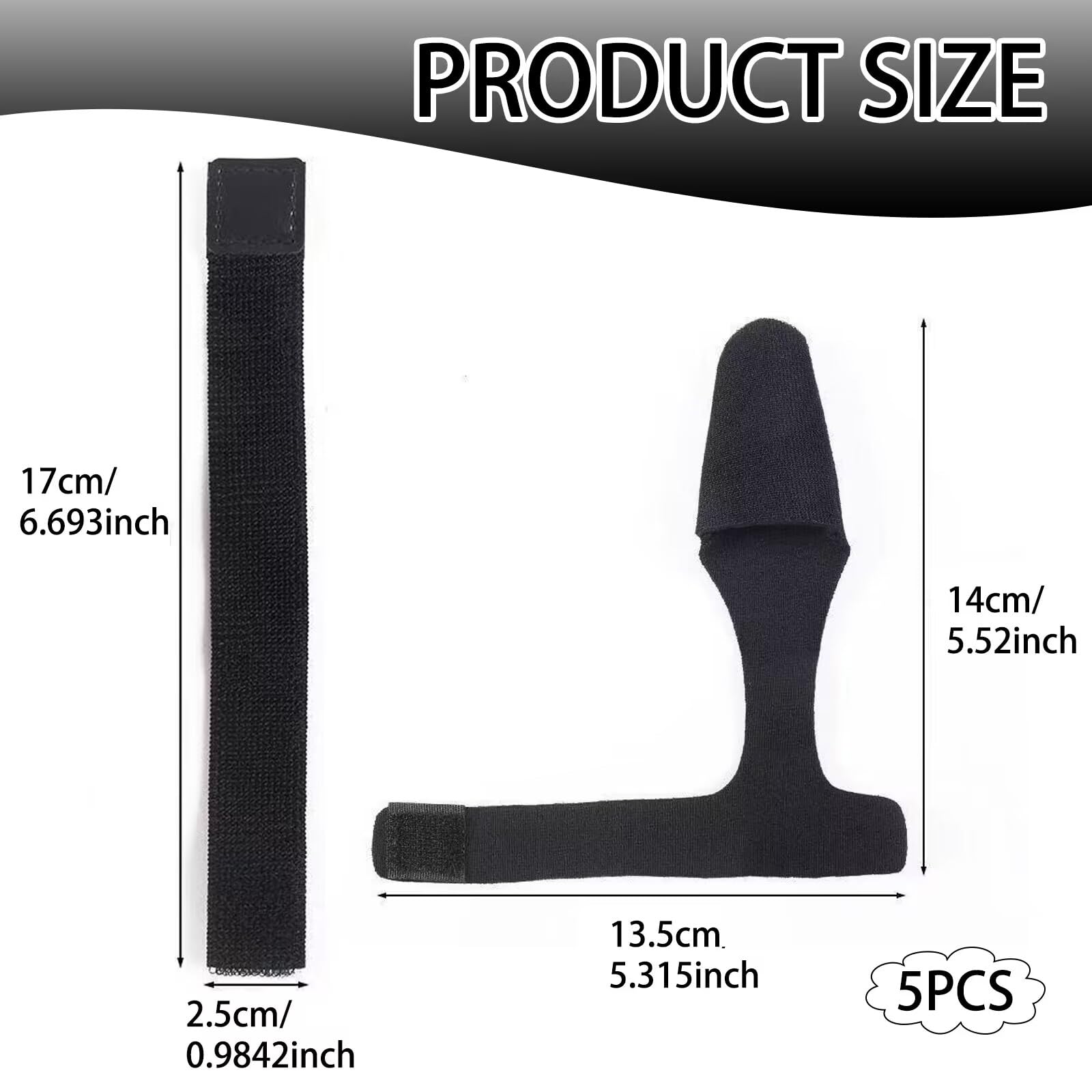 Juego de 10 bandas elásticas para cañas de pescar, soportes para cañas de pescar con velcro, accesorios de pesca para atar cañas de pescar y protección de fundición (negro)