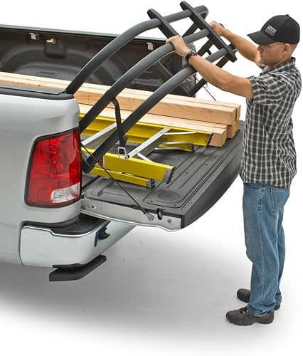 Vista 3 de AMP Research 74814-01A BedXTender HD MAX extendedor para caja de camionetas, negro