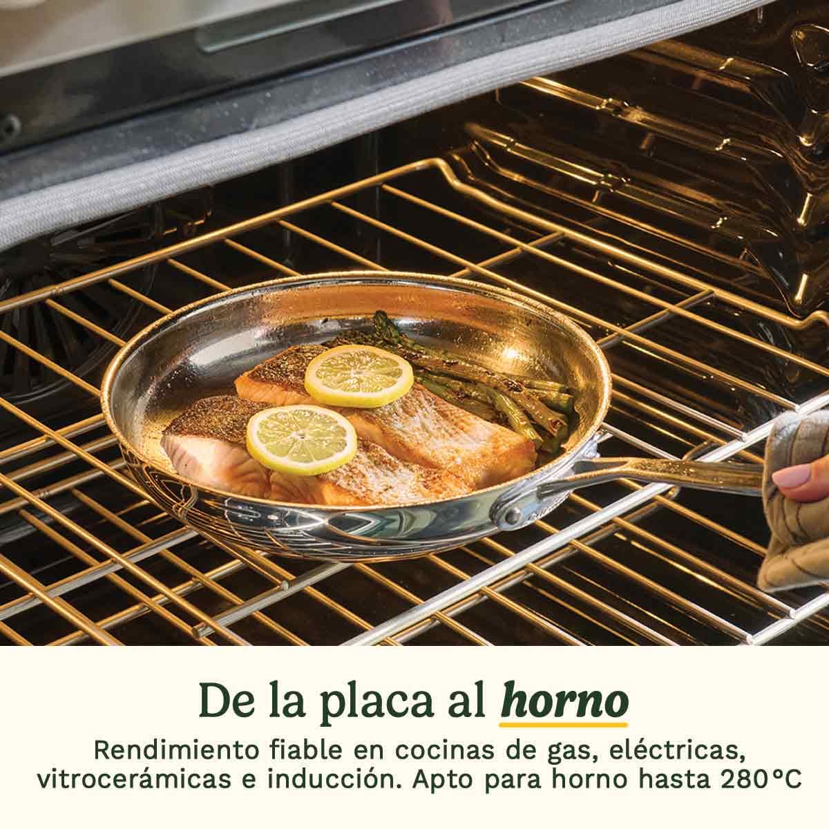 Cuisinart® Chef’s Classic™ batería de cocina 11 piezas | Inducción | Base de aluminio | Mangos Cool Grip™ | Medición integrada | Lavavajillas | Acero inoxidable