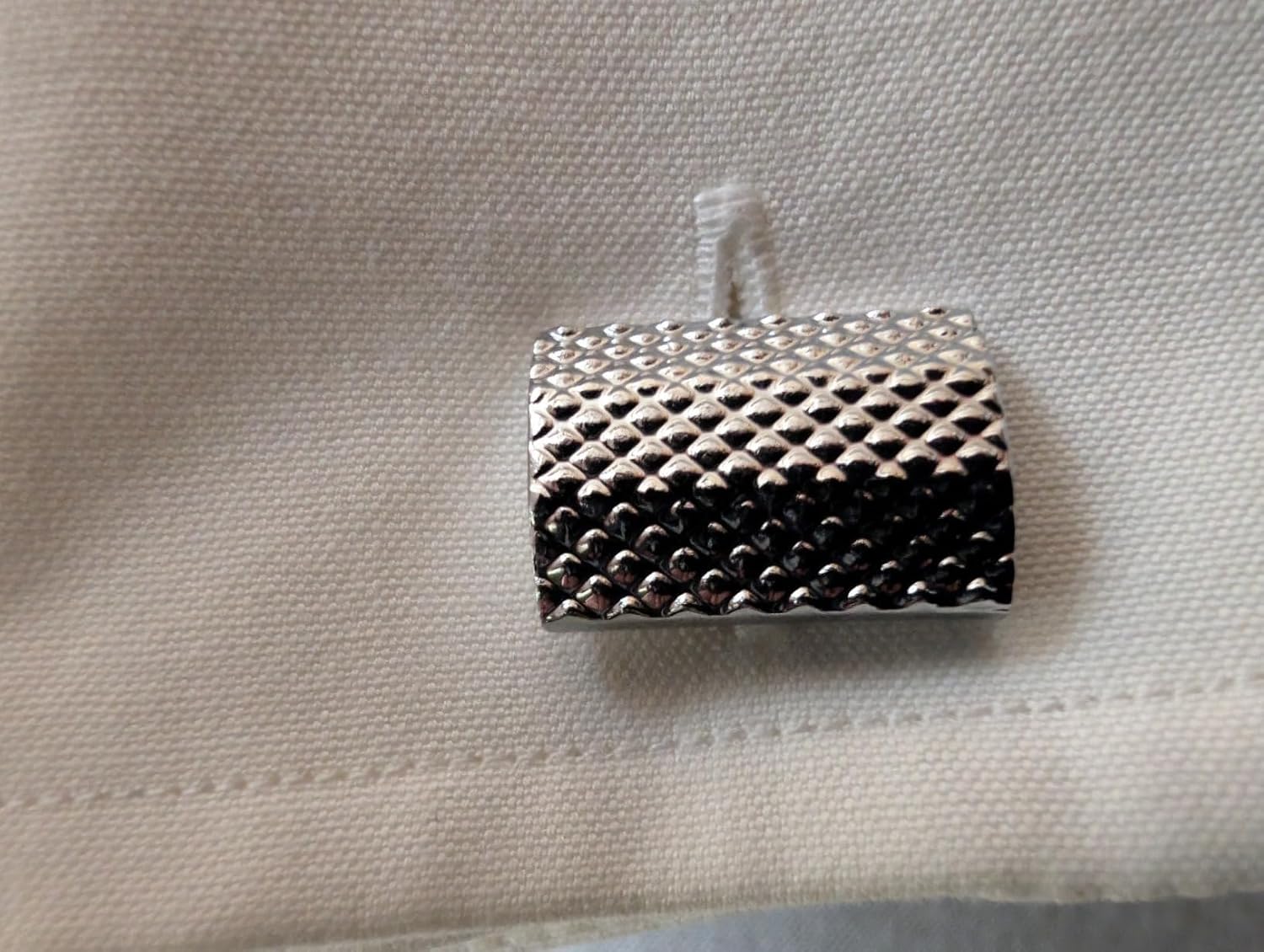Cufflink and Tie Clip Set - Men's Jewelry Accessories in Gift Box
